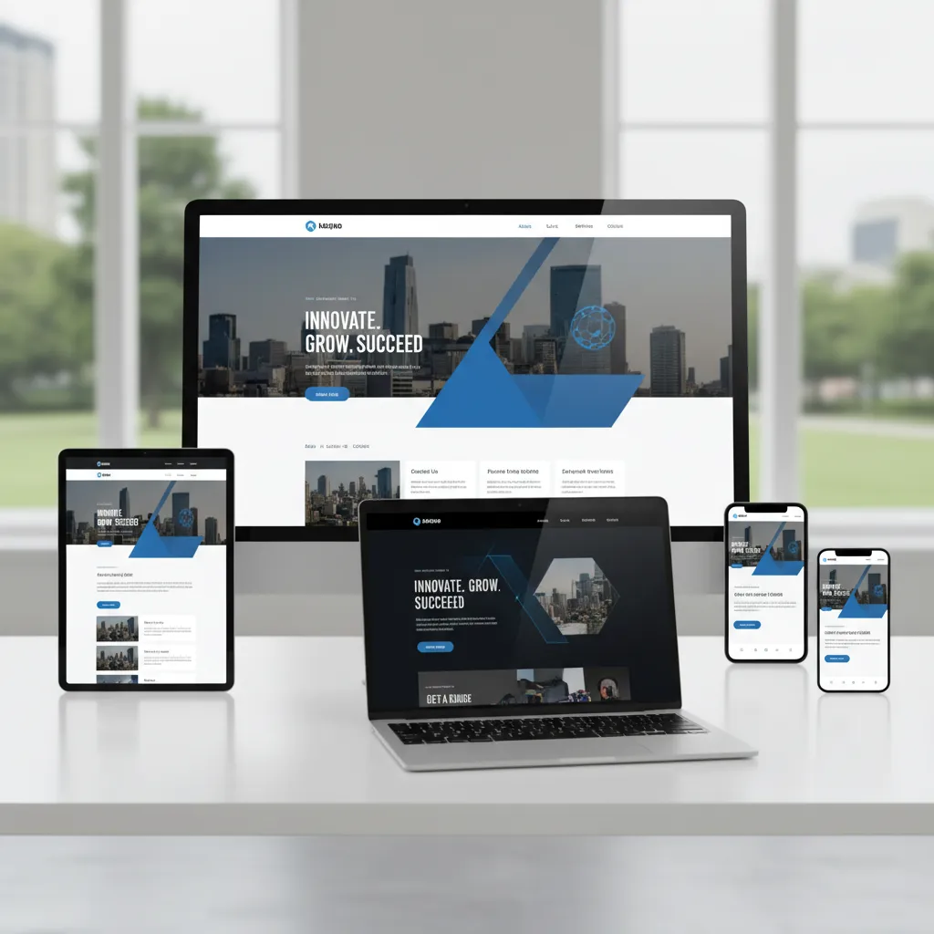 Một website doanh nghiệp chuyên nghiệp cần hiển thị đẹp trên mọi thiết bị