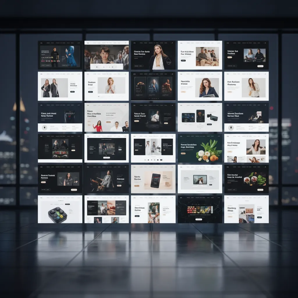 Các gói website giá rẻ thường cung cấp một kho giao diện mẫu đa dạng để lựa chọn