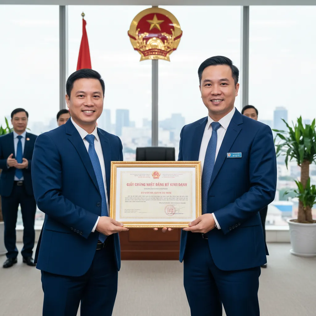 Hoàn tất thủ tục nhanh chóng và bàn giao Giấy phép kinh doanh tận tay khách hàng